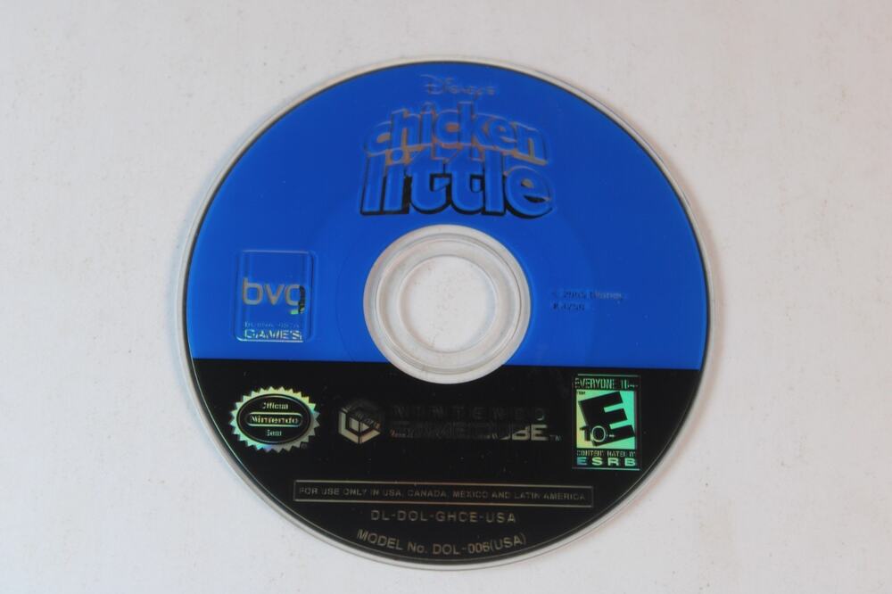 Disney's Chicken Little (Nintendo GameCube, 2005) Game Disc Only, Tested/Works